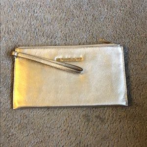 Gold Michael Kors Wristlet